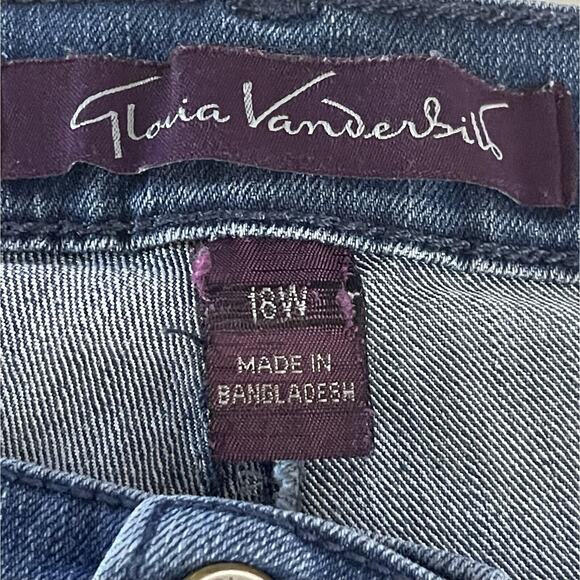 Gloria Vanderbilt Jeans Women’s Size 18W Blue Amanda Style Plus Size #1007 - Picture 3 of 9